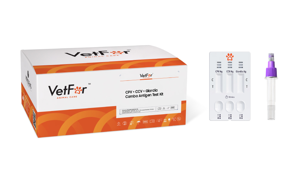 Figure 4: VetFor CPV + CCV + Giardia Rapid Antigen Test Kit